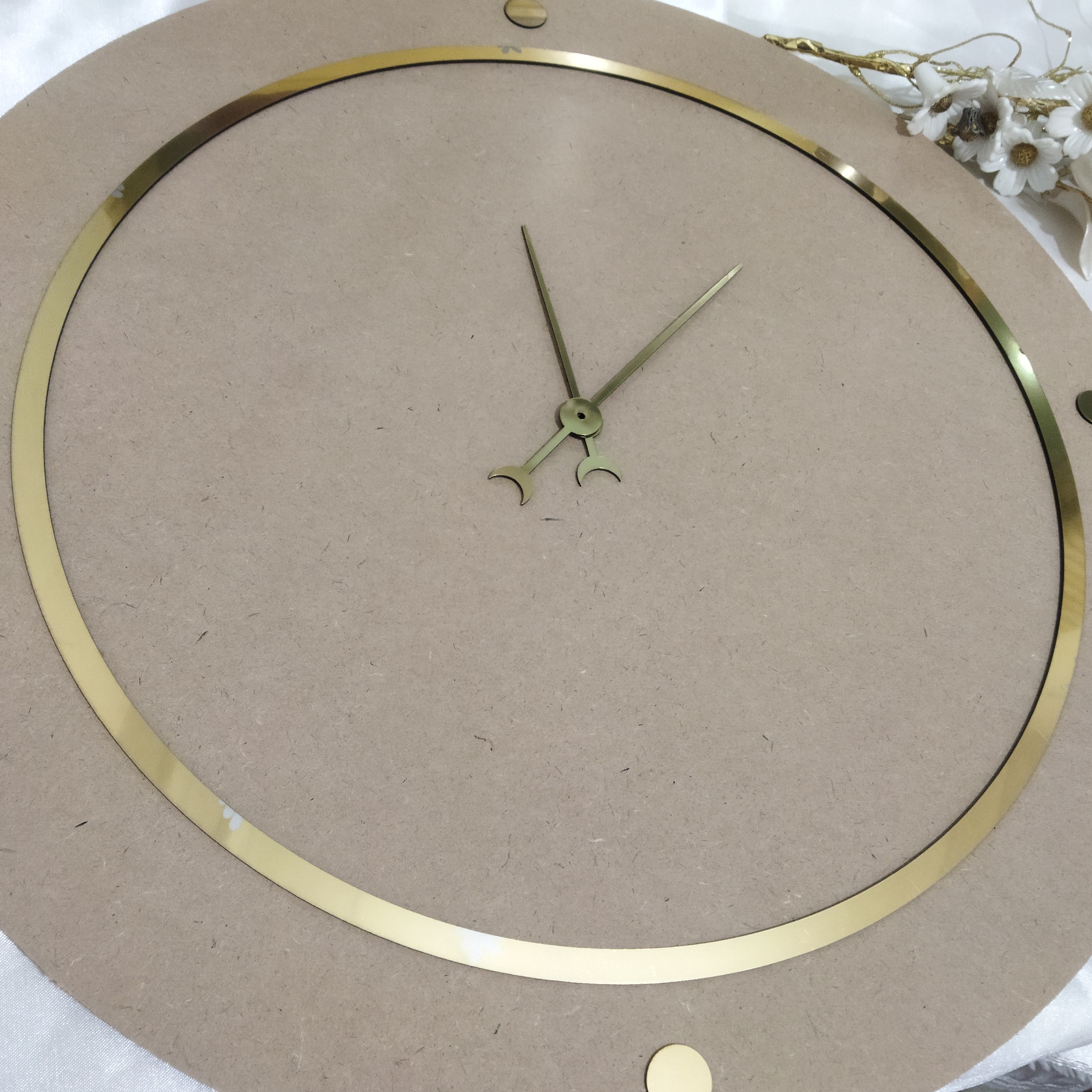 رینگ ساده 55سانتی مولتی نقره ای باضخامت 2سانت