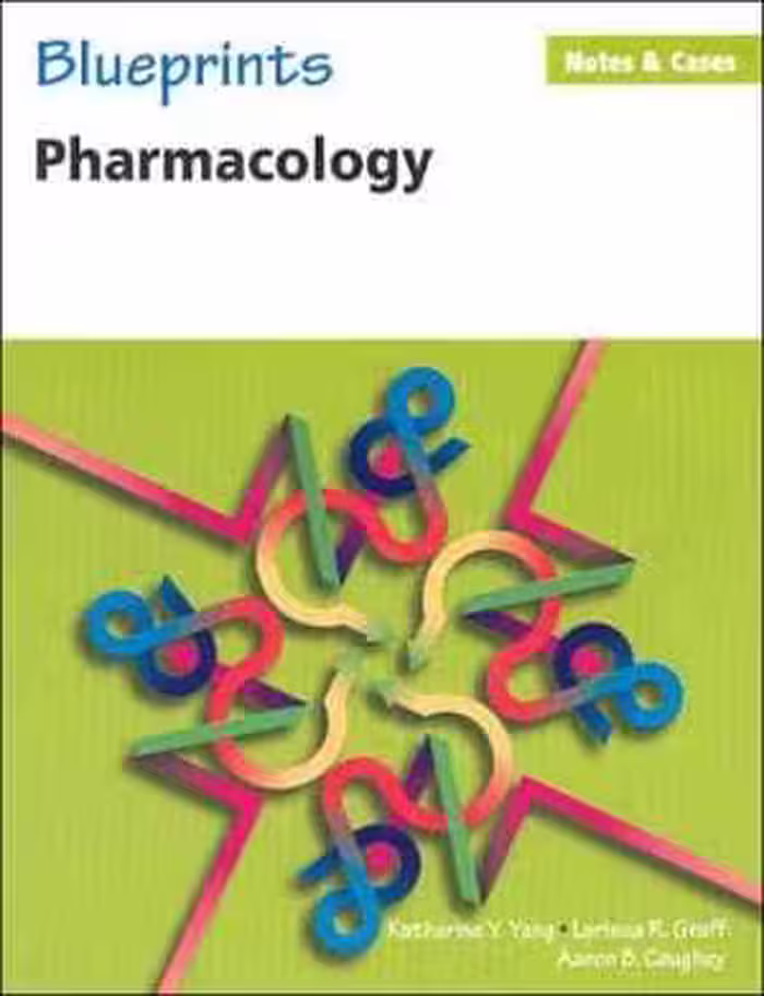 [DJVU] دانلود کتاب Blueprints Notes And Cases - Pharmacology, 2003