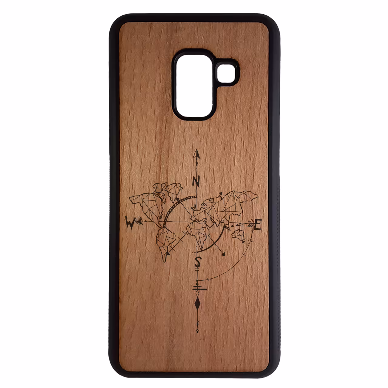 کاور طرح قطب نما کد 1105410943150 مناسب برای گوشی موبایل سامسونگ galaxy a6 plus 2018