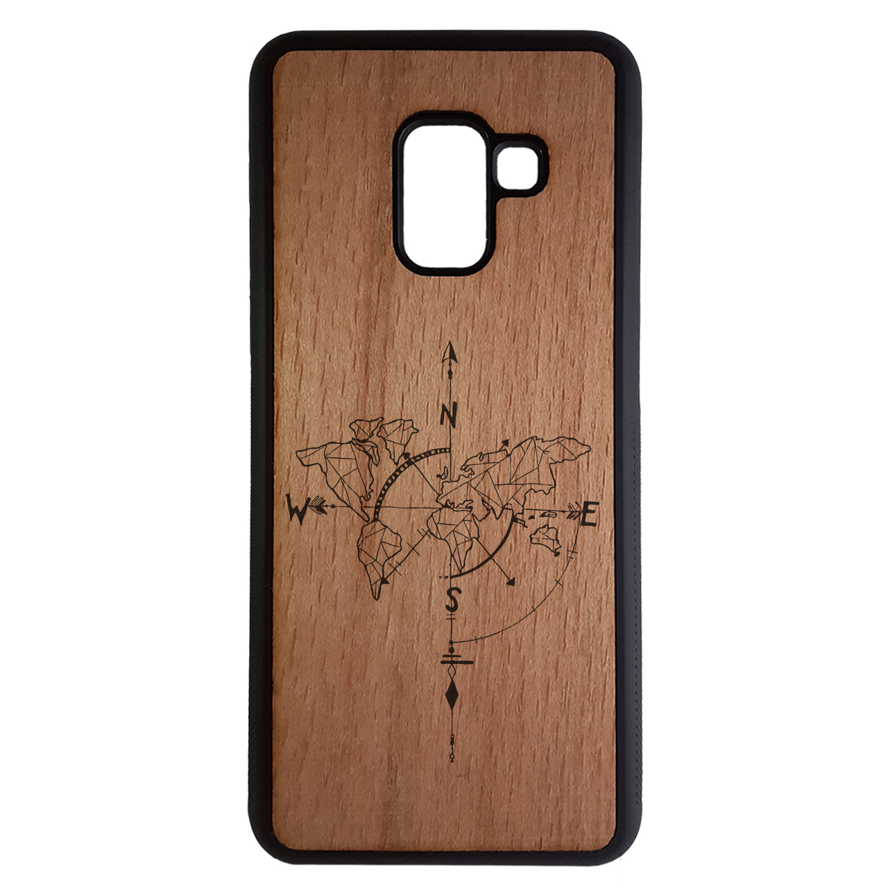 کاور طرح قطب نما کد 1105410943150 مناسب برای گوشی موبایل سامسونگ galaxy a6 plus 2018