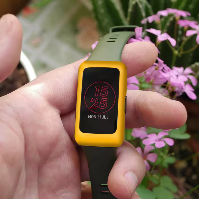 برچسب ماهوت طرح Matte-Deep-Mustard مناسب برای ساعت هوشمند هوآوی Band 7