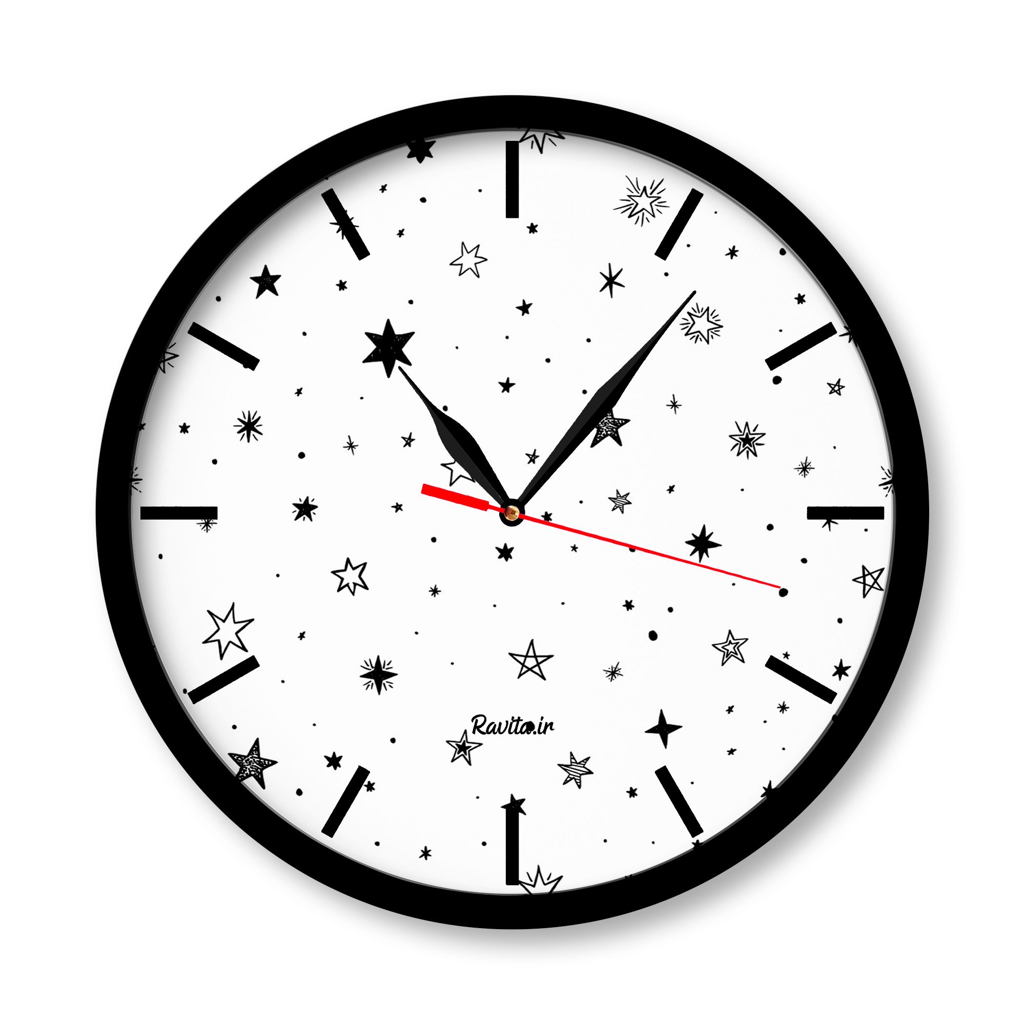 ساعت‌های دیواری راویتا طرح ستاره 2261