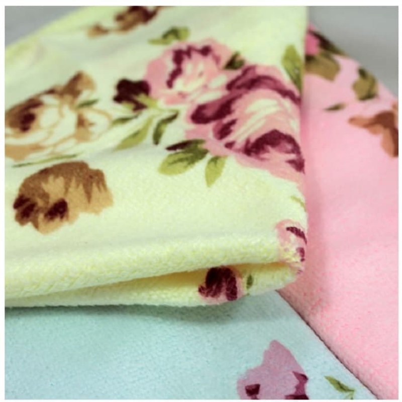 دستمال حوله ای  آشپزخانه طرح گل سایز 40 در 40