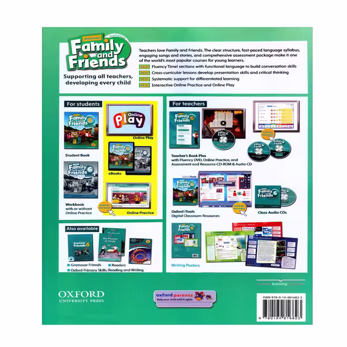 کتاب Family And Friends 6 اثر جمعی از نویسندگان انتشارات آرماندیس پنج جلدی