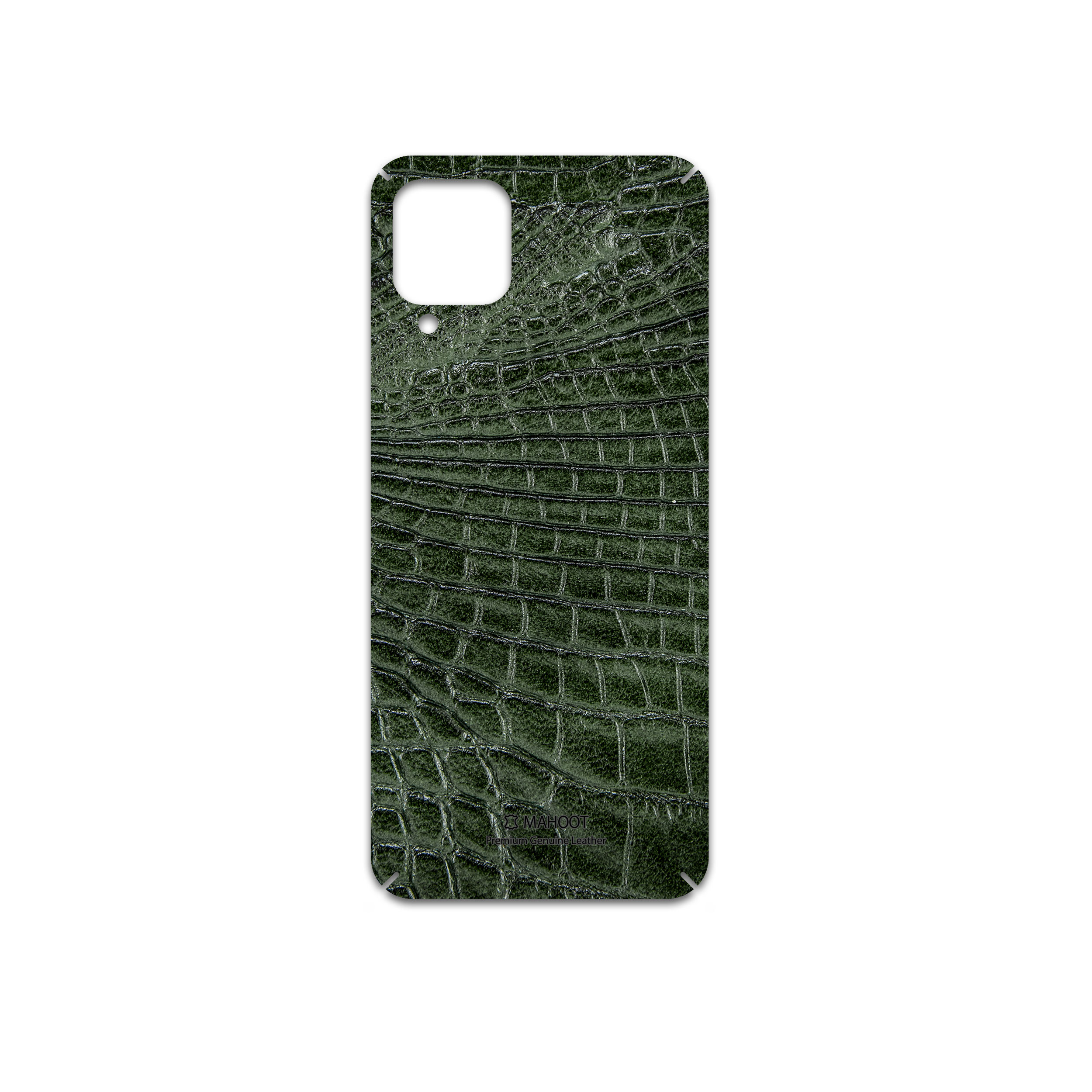 برچسب پوششی ماهوت مدل Green-Crocodile-Leather مناسب برای گوشی موبایل سامسونگ Galaxy A12