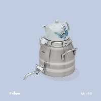 کتری و قوری 6 لیتر استیل یونیک کد 7222