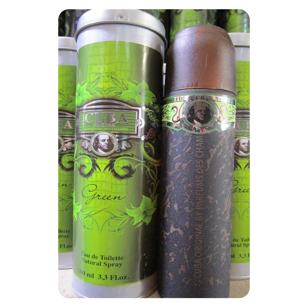 ادکلن آقایان کوبا رایحه GREEN حجم 100 میلی لیتر