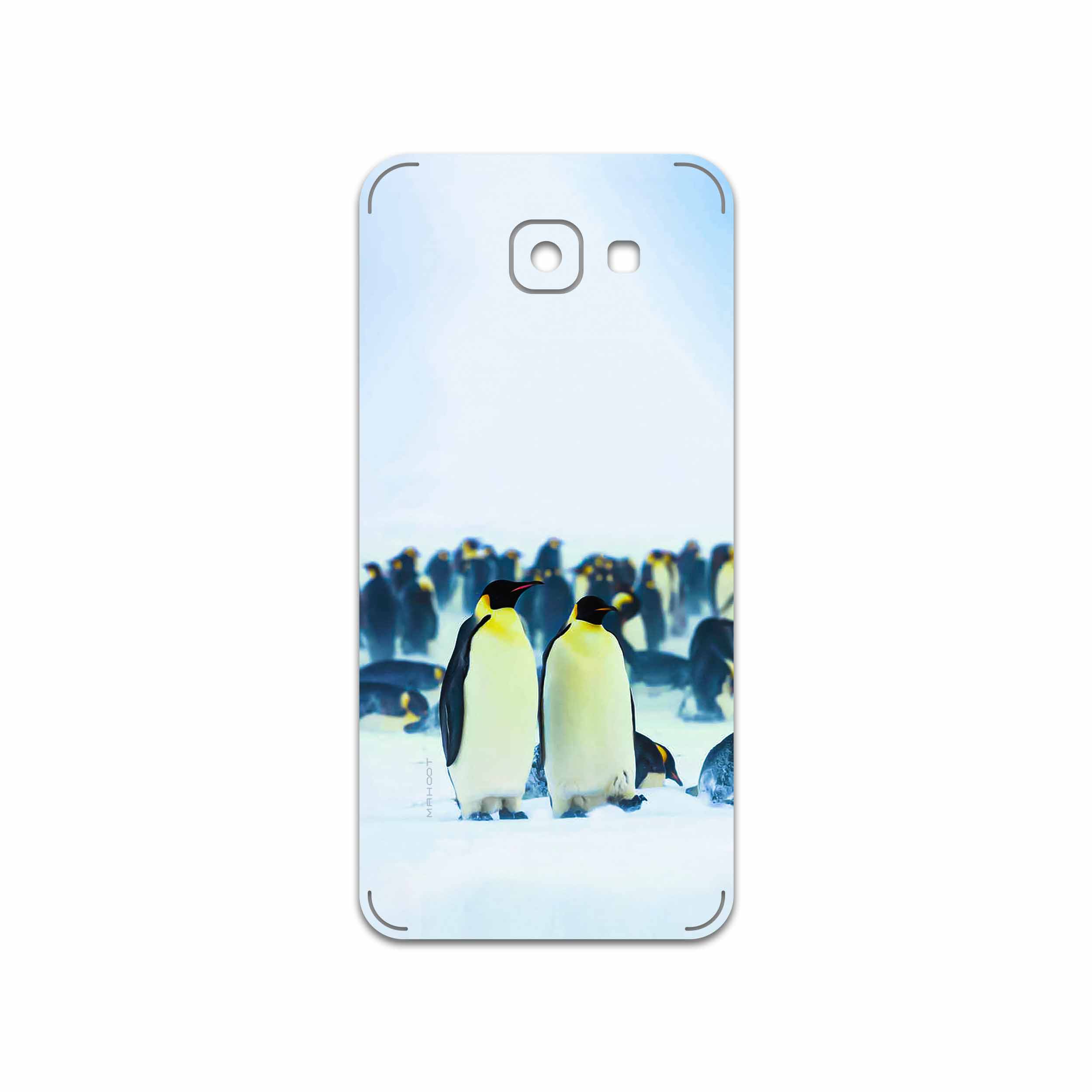 برچسب پوششی ماهوت مدل Penguin مناسب برای گوشی موبایل سامسونگ Galaxy A8 2016