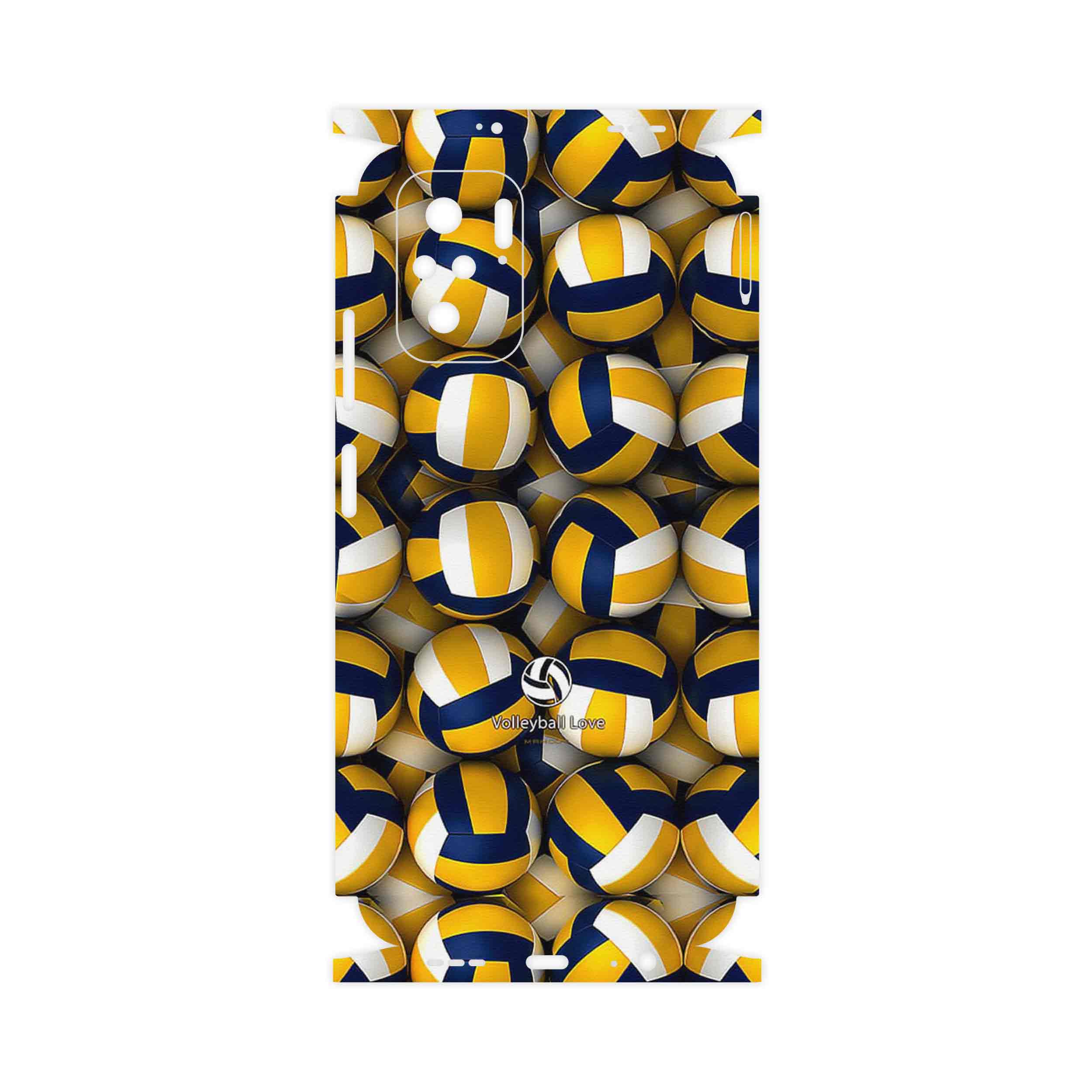 برچسب پوششی ماهوت مدل Volleyball-FullSkin مناسب برای گوشی موبایل شیائومی Poco M5s