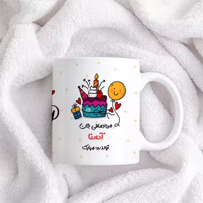 ماگ حس آمیزی طرح مردادماهی جان مدل آسنا