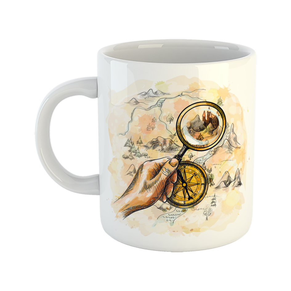 ماگ طرح نقشه گنج