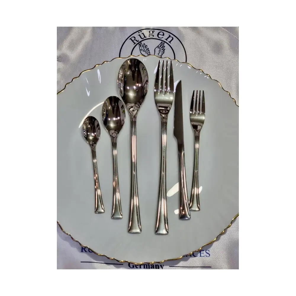 سرویس قاشق و چنگال دهنه اروپایی روگن 30 نفره