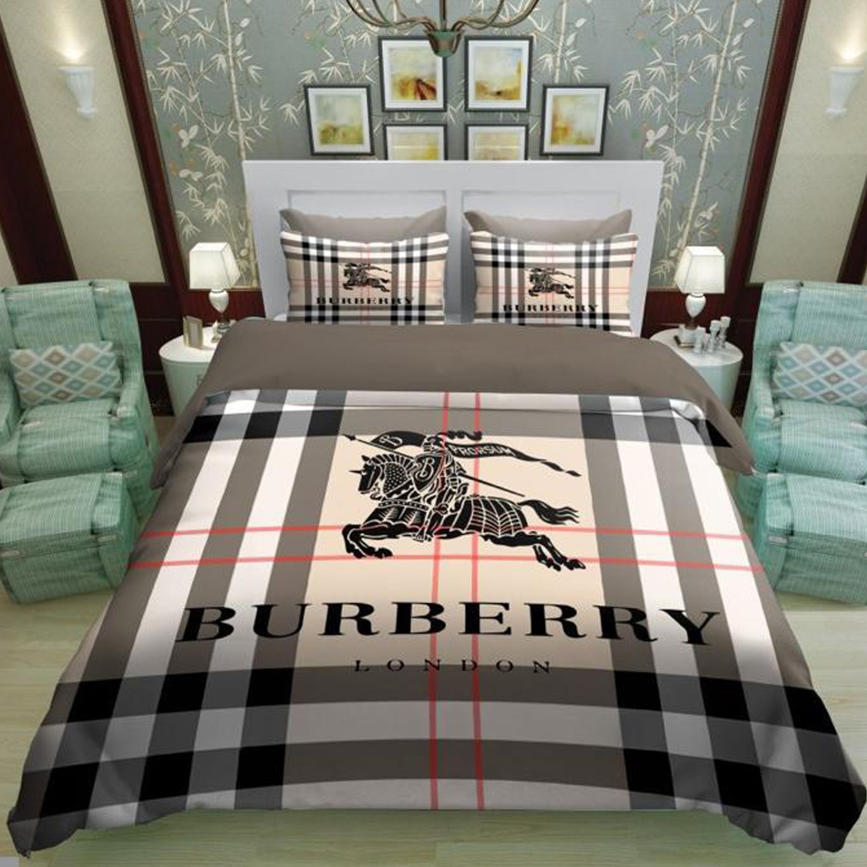 سرویس روتختی 1 نفره تنسل چاپی برندترک لند (Turk Land)  کد rs 75