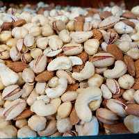 آجیل خام چهار مغز لوکس 500گرمی