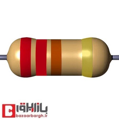 مقاومت 220 اهم 1/4 وات 5 درصد
