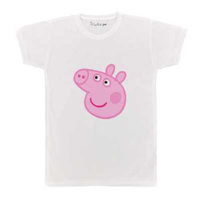 تی شرت بچگانه پرمانه طرح پپا پیگ کد pmt.4751