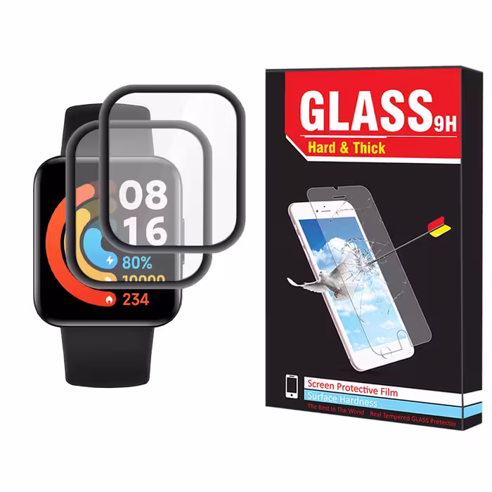 محافظ صفحه نمایش نانو هارد اند تیک مدل NHT مناسب برای ساعت هوشمند شیائومی Redmi Watch 2 بسته دو عددی