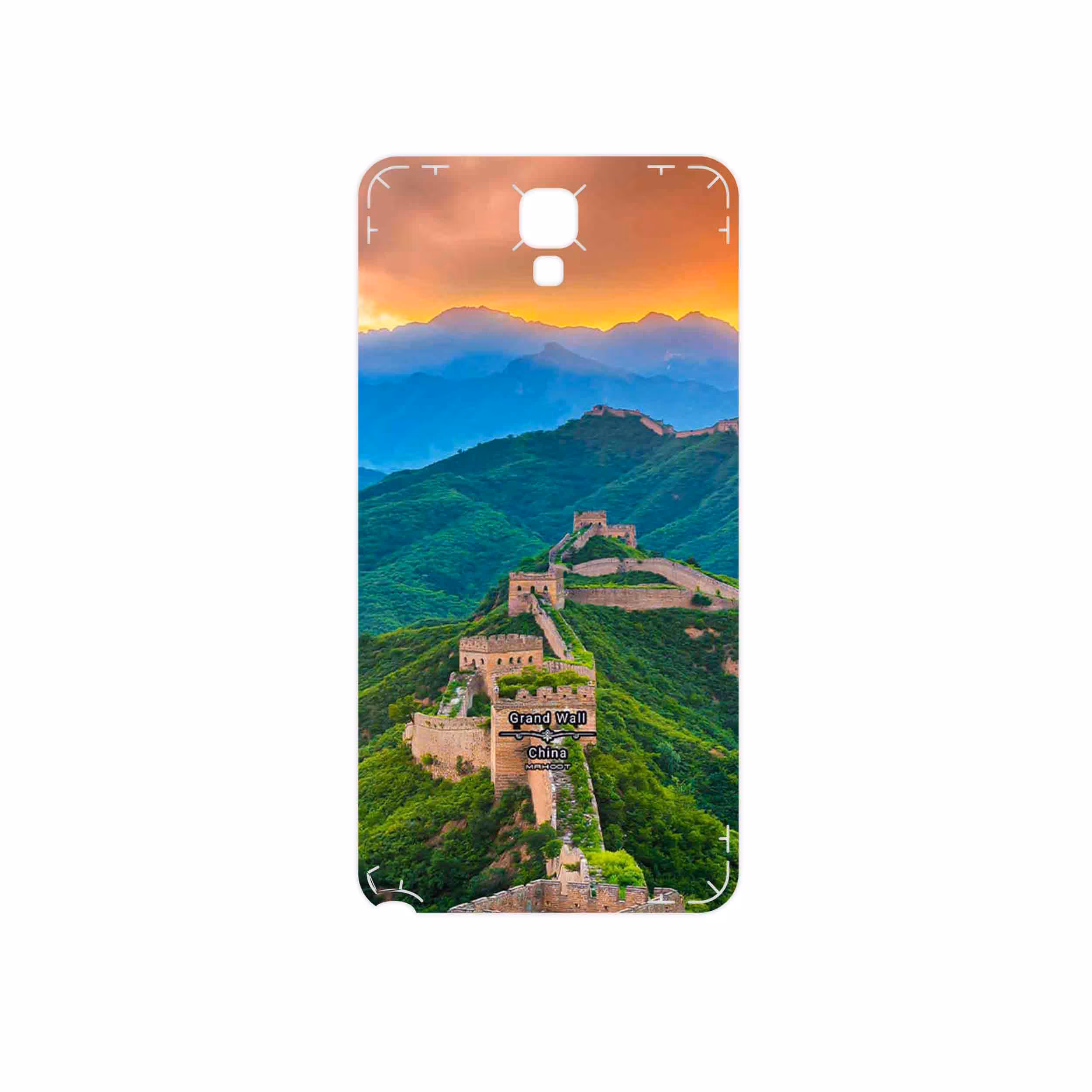 برچسب پوششی ماهوت مدل China Grand Wall مناسب برای گوشی موبایل سامسونگ Galaxy Note 3 Neo