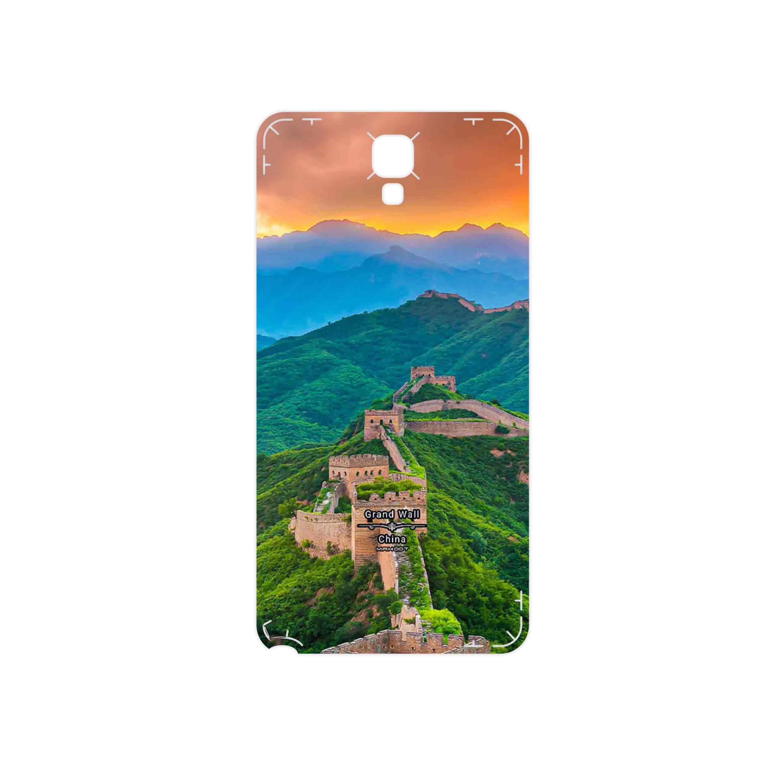 برچسب پوششی ماهوت مدل China Grand Wall مناسب برای گوشی موبایل سامسونگ Galaxy Note 3 Neo
