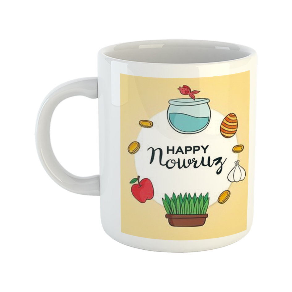 ماگ طرح نوروزی مدل HAPPY NOWRUZ