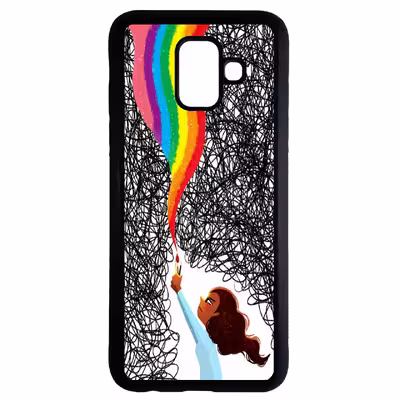 کاور طرح دخترانه کد 6785 مناسب برای گوشی موبایل سامسونگ Galaxy j6