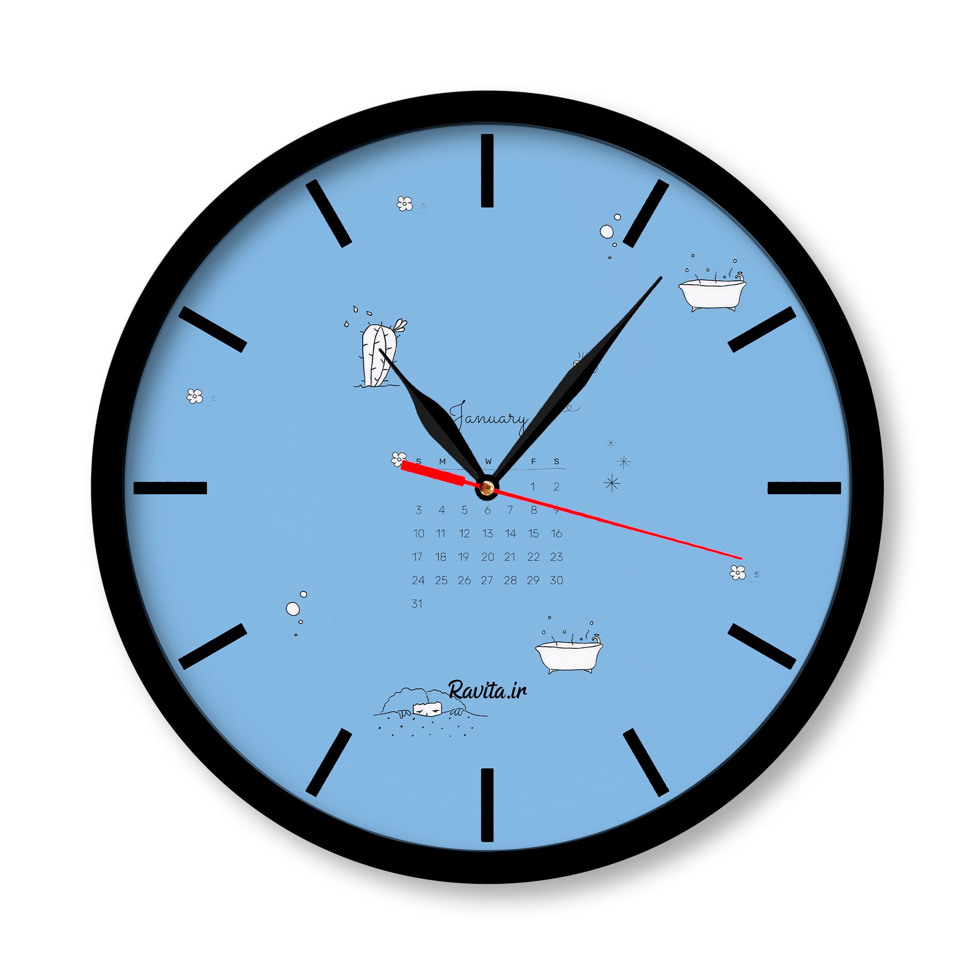 ساعت‌های دیواری راویتا طرح 2959