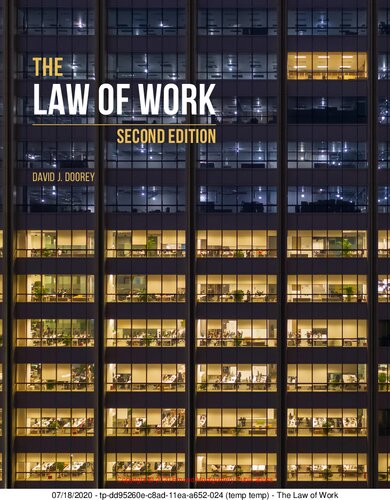 خرید و دانلود نسخه کامل کتاب The Law of Work