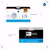 برچسب ماهوت طرح Blue-Ocean-Marble مناسب برای ساعت هوشمند آمازفیت GTR 3