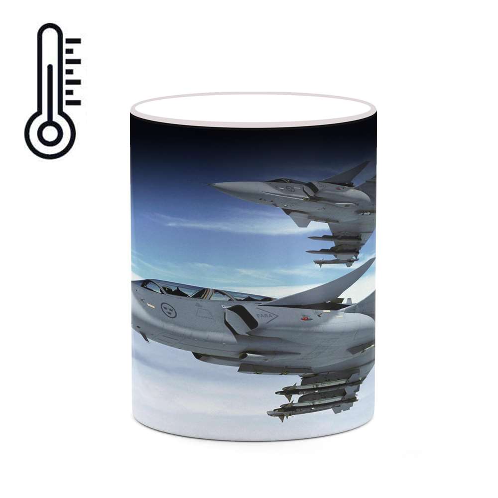 ماگ حرارتی کاکتی طرح هواپیمای جنگنده مدل mgh20375