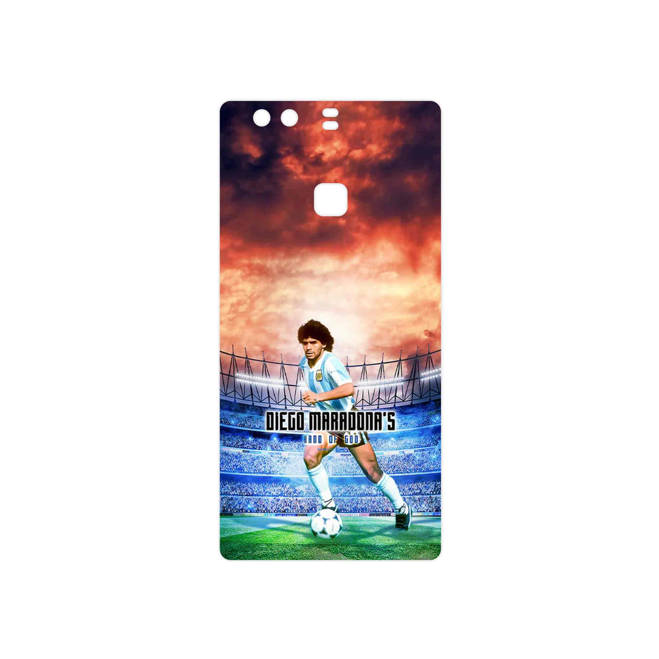 برچسب پوششی ماهوت مدل Diego Maradona مناسب برای گوشی موبایل هوآوی P9 Plus