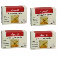 صابون شستشو گل سیتو مدل عسل و بادام وزن 125 گرم مجموعه 4 عددی