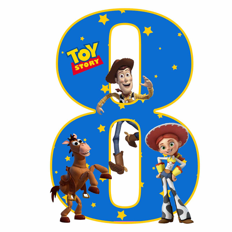 استند رومیزی تولد مدل عدد 8 طرح توی استوری کد 688