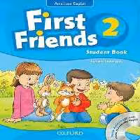 American First Friends 2 SB QR  امریکن فرست فرندز دو (وزیری) (کتاب دانش اموز   کتاب کار QR)