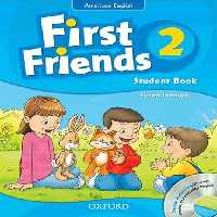 American First Friends 2 SB QR  امریکن فرست فرندز دو (وزیری) (کتاب دانش اموز   کتاب کار QR)