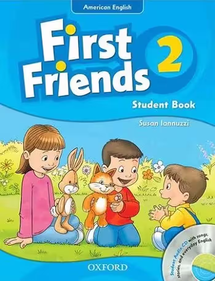 American First Friends 2 SB QR  امریکن فرست فرندز دو (وزیری) (کتاب دانش اموز   کتاب کار QR)
