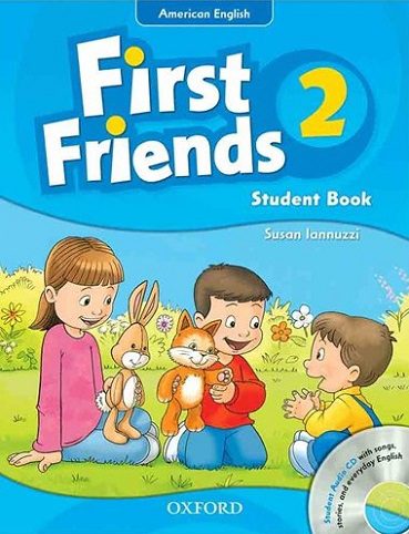 American First Friends 2 SB QR امریکن فرست فرندز دو (وزیری) (کتاب دانش اموز کتاب کار QR)