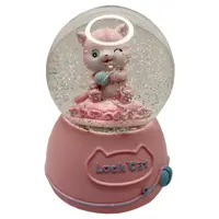 گوی موزیکال مدل پمپی Luck Cat طرح گربه شانس کد PB4329