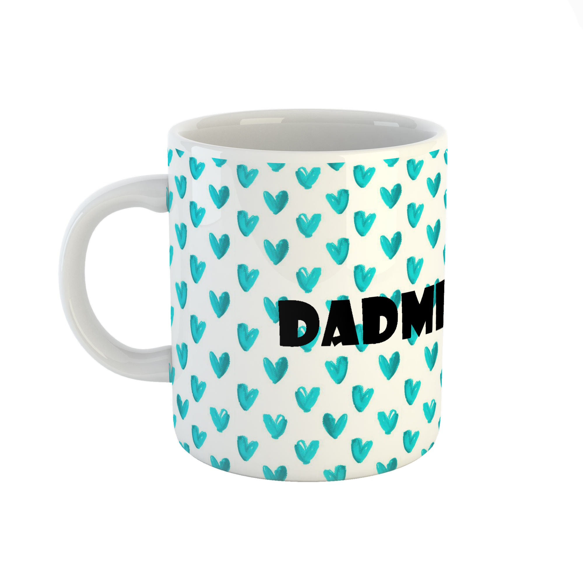 ماگ طرح اسم دادمهر مدل قلب کد 1255