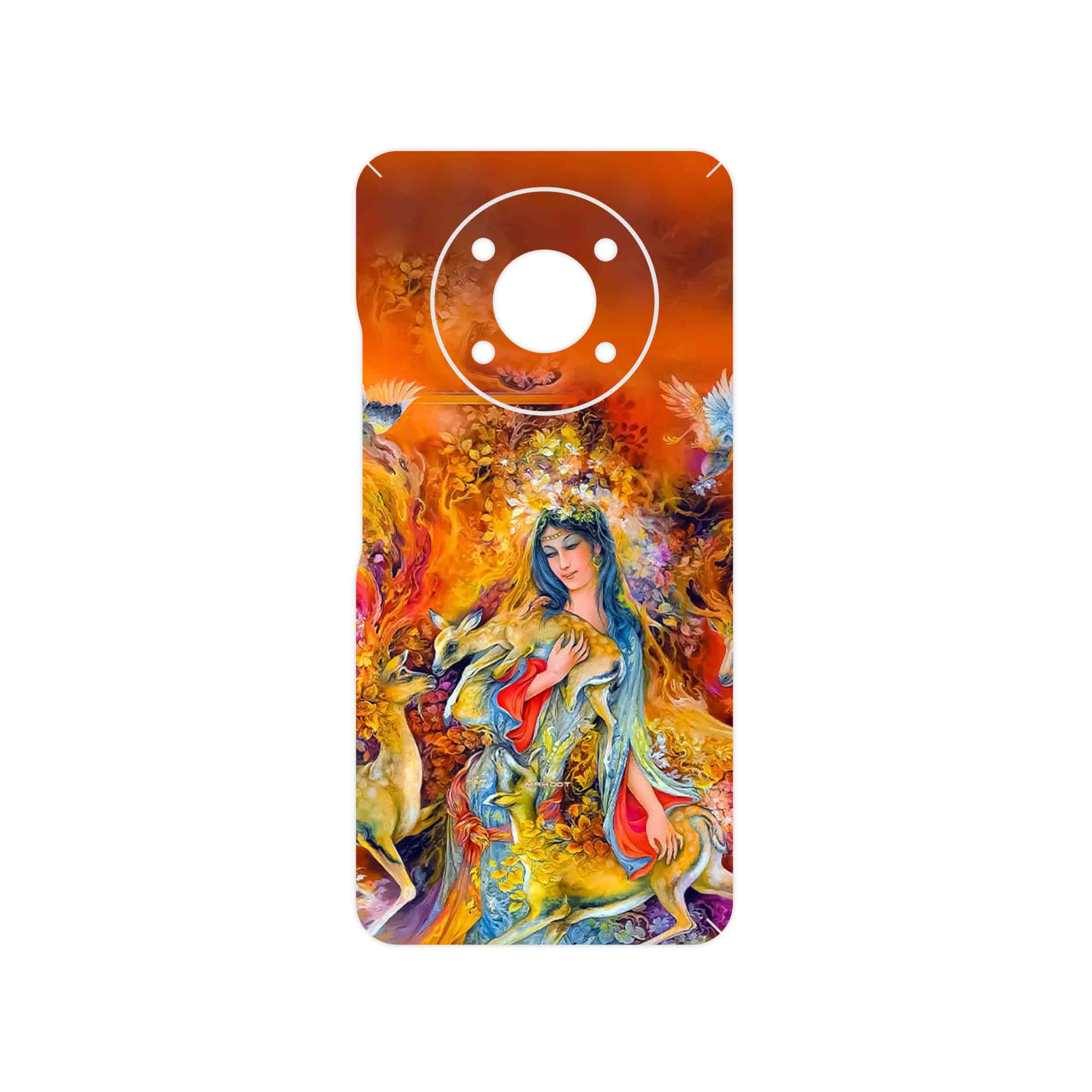 برچسب پوششی ماهوت مدل Persian miniature 2 مناسب برای گوشی موبایل آنر X9 5G