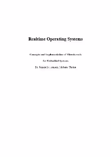 خرید و دانلود نسخه کامل کتاب Realtime Operating Systems. Concepts and Implementation of Microkernels