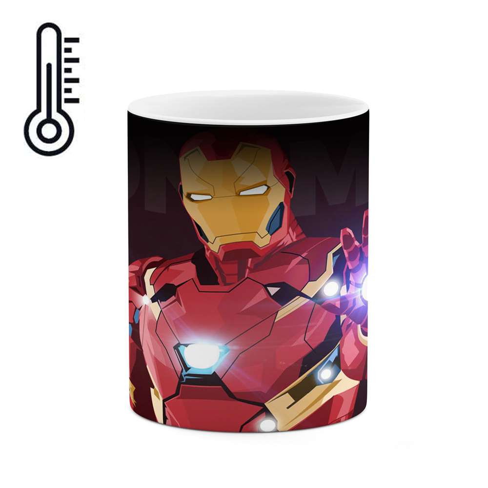 ماگ حرارتی طرح مرد آهنی Iron man  مدل mgph15460