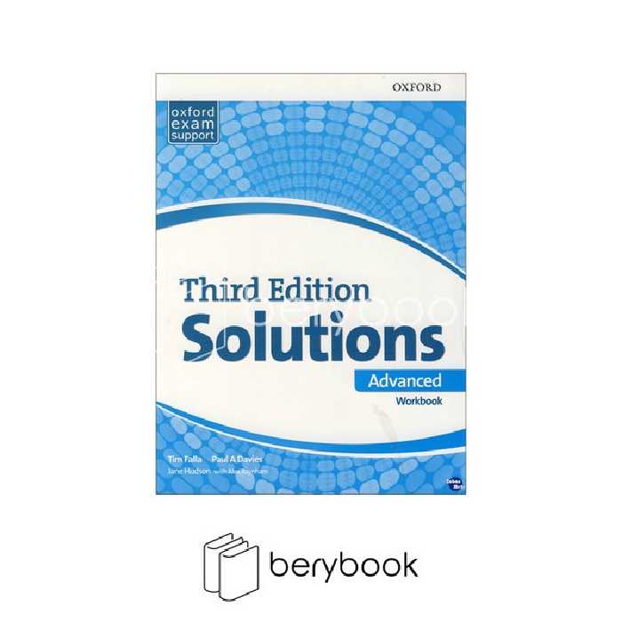 oxford / solutions / Advanced / دو جلدی / آبی رنگ
