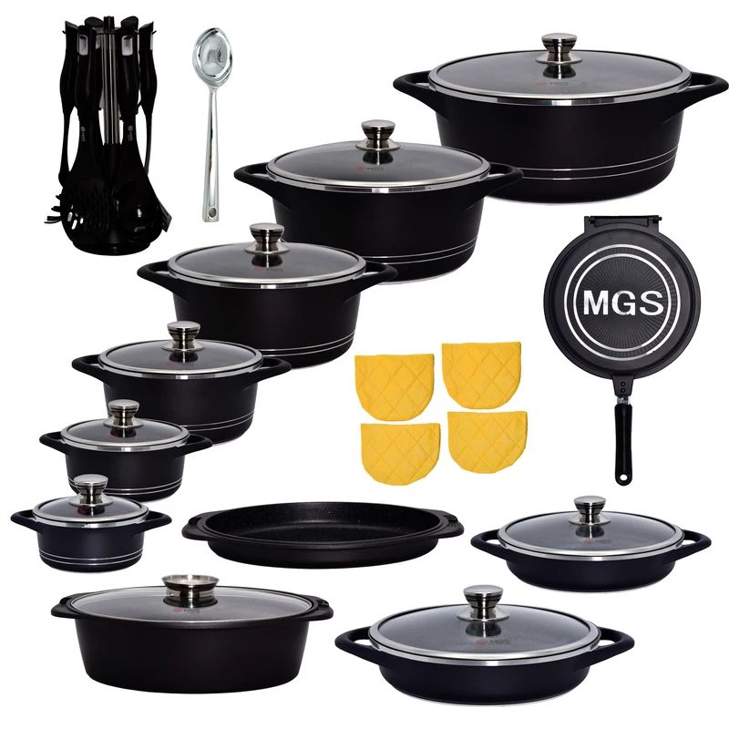 سرویس قابلمه 33 پارچه طرح ایتالیا B ام جی اس