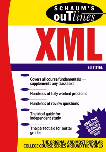 خرید و دانلود نسخه کامل کتاب Schaum's Outline of XML