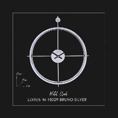 ساعت دیواری لوتوس مدل M-18029-BRUNO-SL