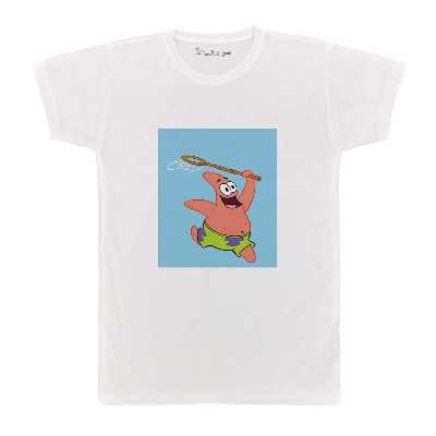 تی شرت بچگانه پرمانه طرح باب اسفنجی کد pmt.1192