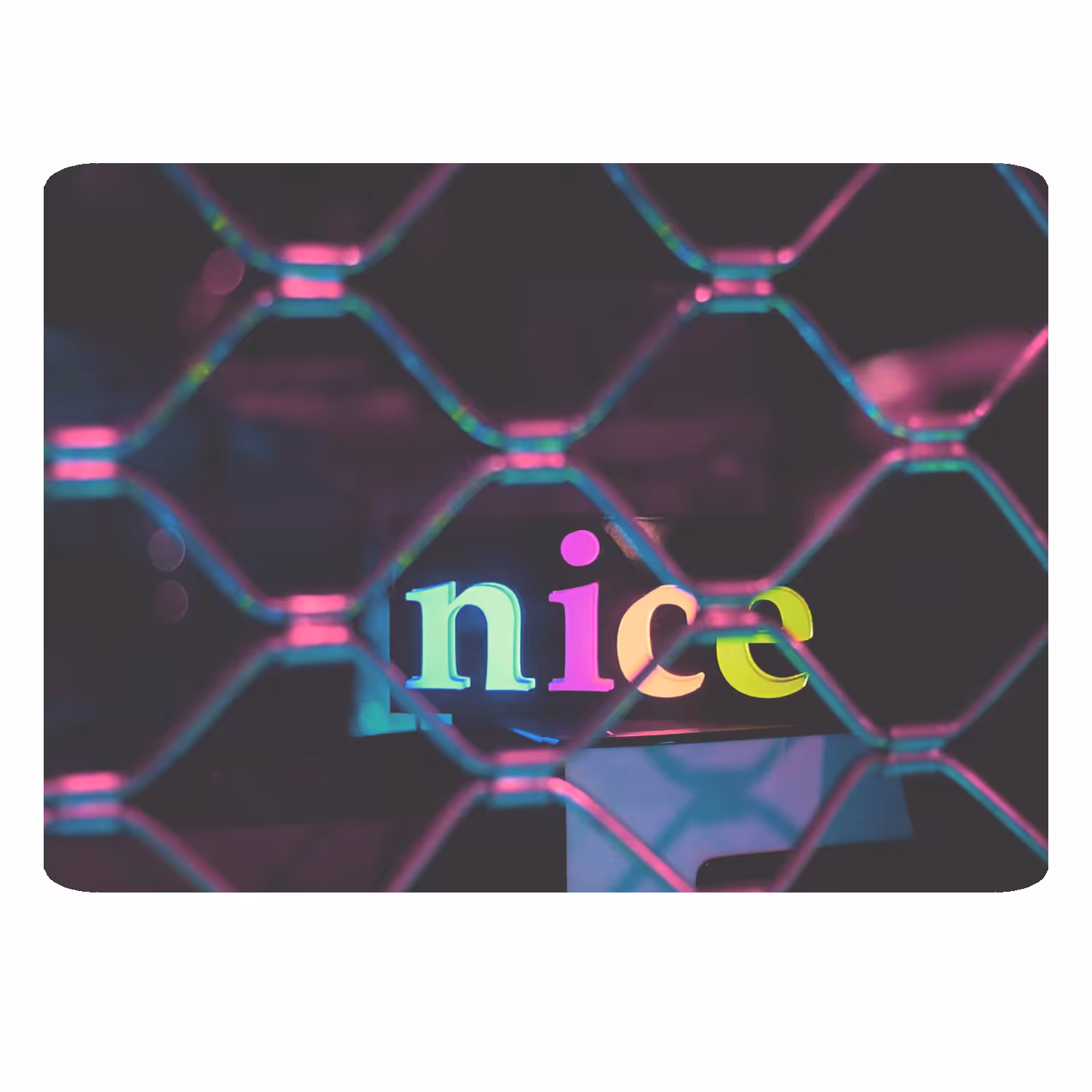 ماوس پد طرح nice کد B345
