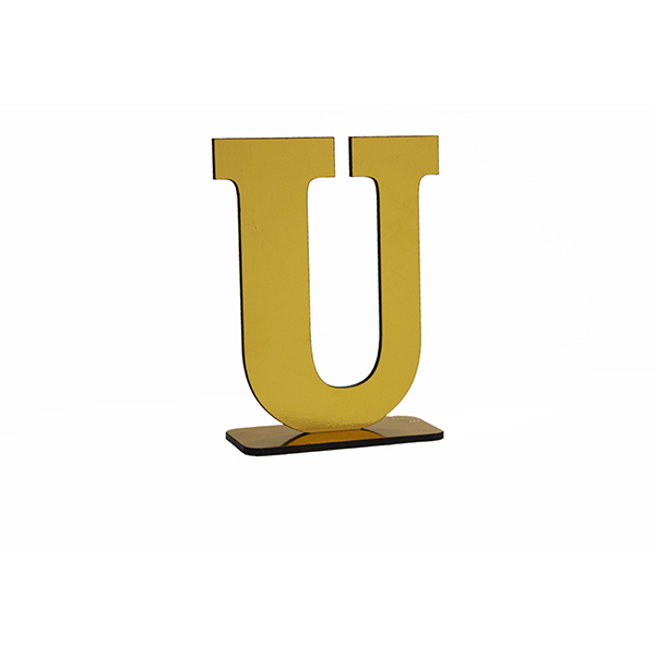 استند رومیزی تزیینی طرح حرف U