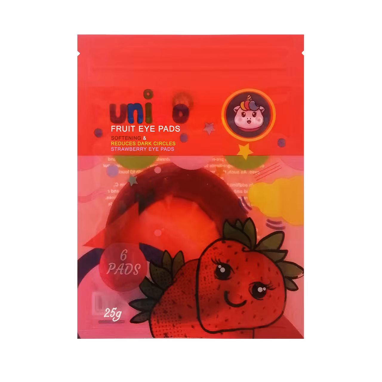 ماسک صورت یونی بو مدل Strawberry  وزن 25 گرم