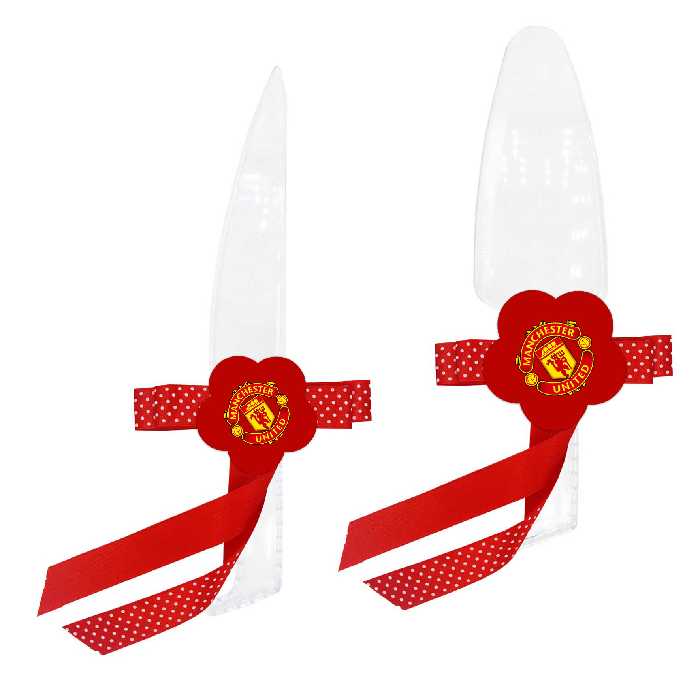   ست کارد و کفگیر سرو کیک مدل منچستر یونایتد